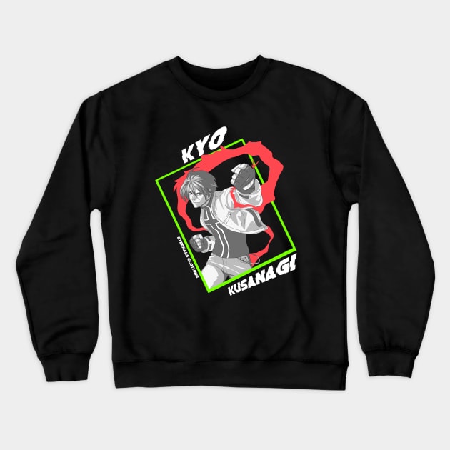 KYO KUSANAGI Crewneck Sweatshirt by ETERNALS CLOTHING